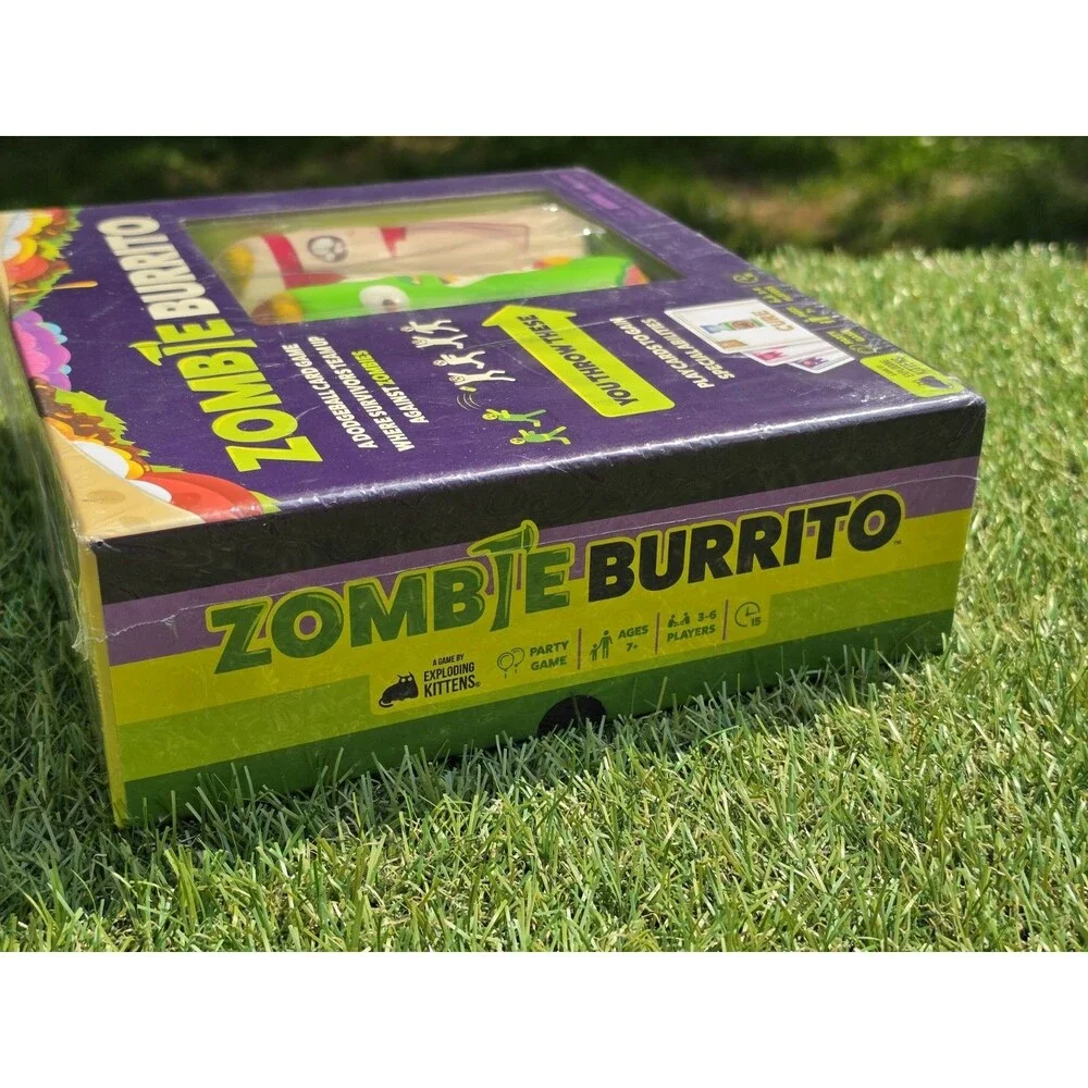 Zombie Burrito  A Dodgeball Card Game By Exploding Kittens Throw Party New*